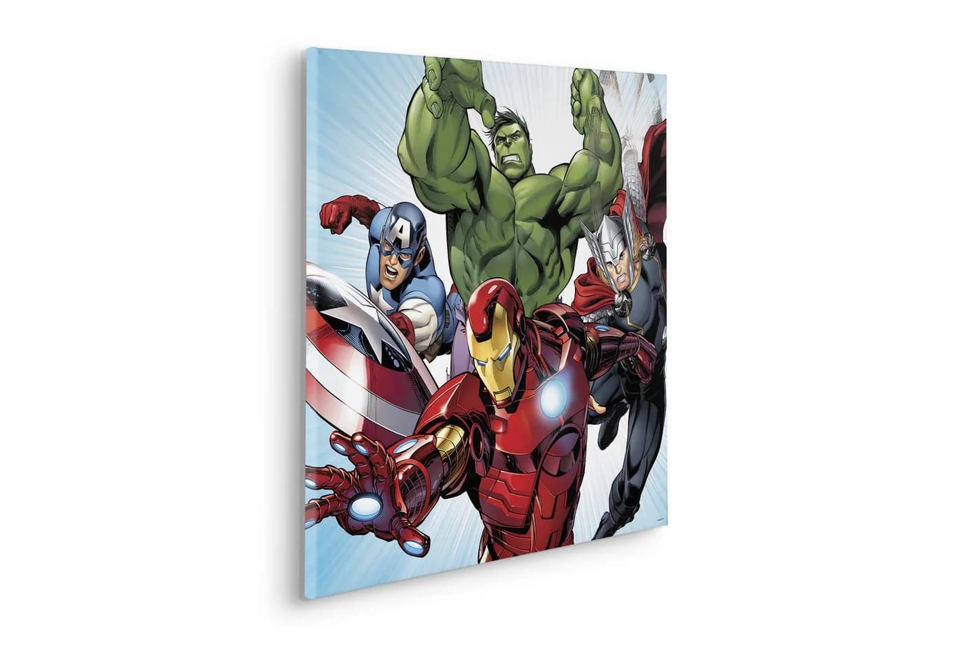 Leinwandbild KOMAR Marvel Avengers Teampower 60x60 cm - Bild 3