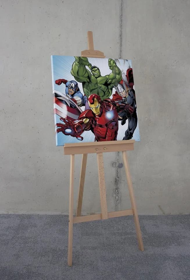 Leinwandbild KOMAR Marvel Avengers Teampower 60x60 cm - Bild 4
