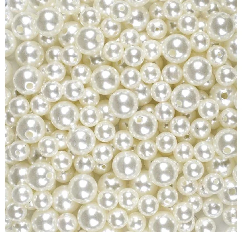 Eurosand Bastelperlen 9,7 und 13,7mm gemischt 330ml - Bild 2