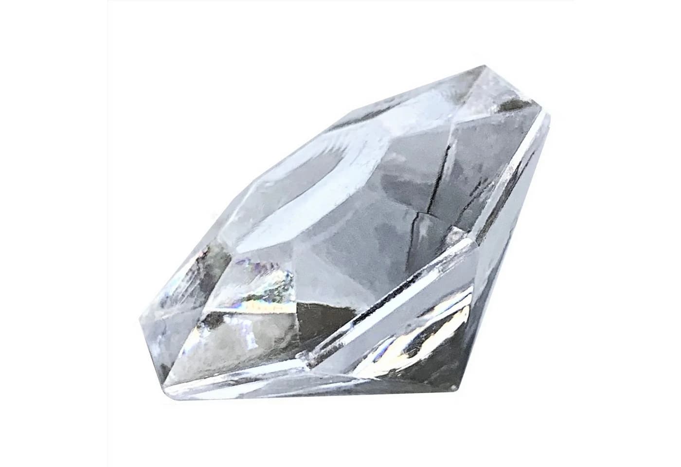 Eurosand Streudeko Deco DIAMANTEN Kunststoff Natur 10er Pack - Bild 2