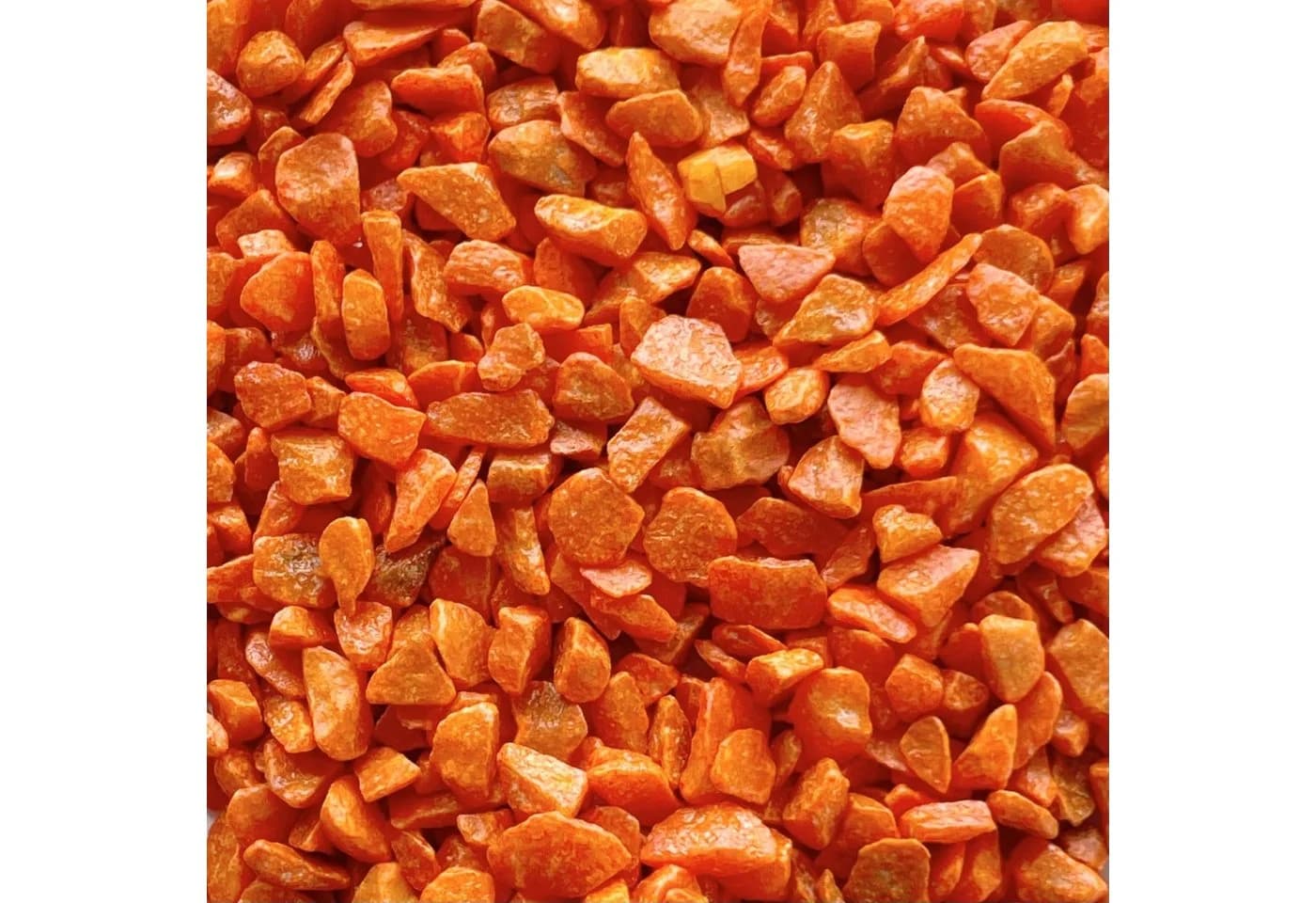 Eurosand Dekosteine Farbsteine 9-13mm 1kg Orange Marmor - Bild 2