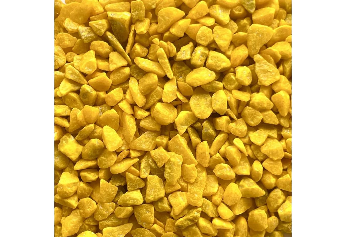 Eurosand Dekosteine 1kg Bunt Gelb Marmor 9-13mm - Bild 2