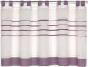 EXPERIENCE Scheibengardine Wollweiß Lila Melange 50x140 cm mit Schlaufen Bild 1