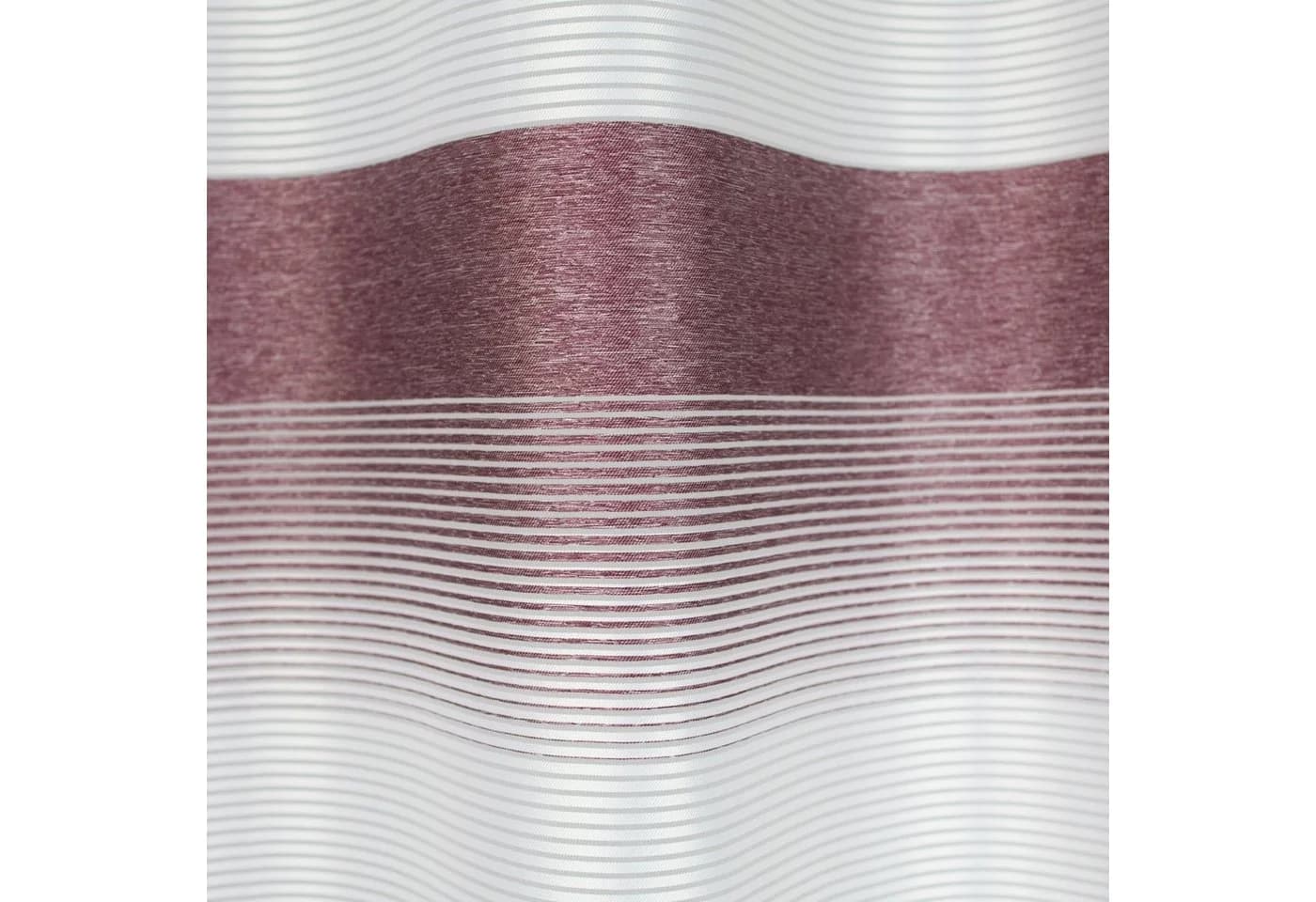 EXPERIENCE Vorhang Ösenschal Gestreift Weiß Grün Blau Grau Rot - Bild 4