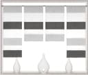Clever-Kauf-24 Scheibengardine 4er Set Mini Flächen Vorhang Polyester Modern Bild 1