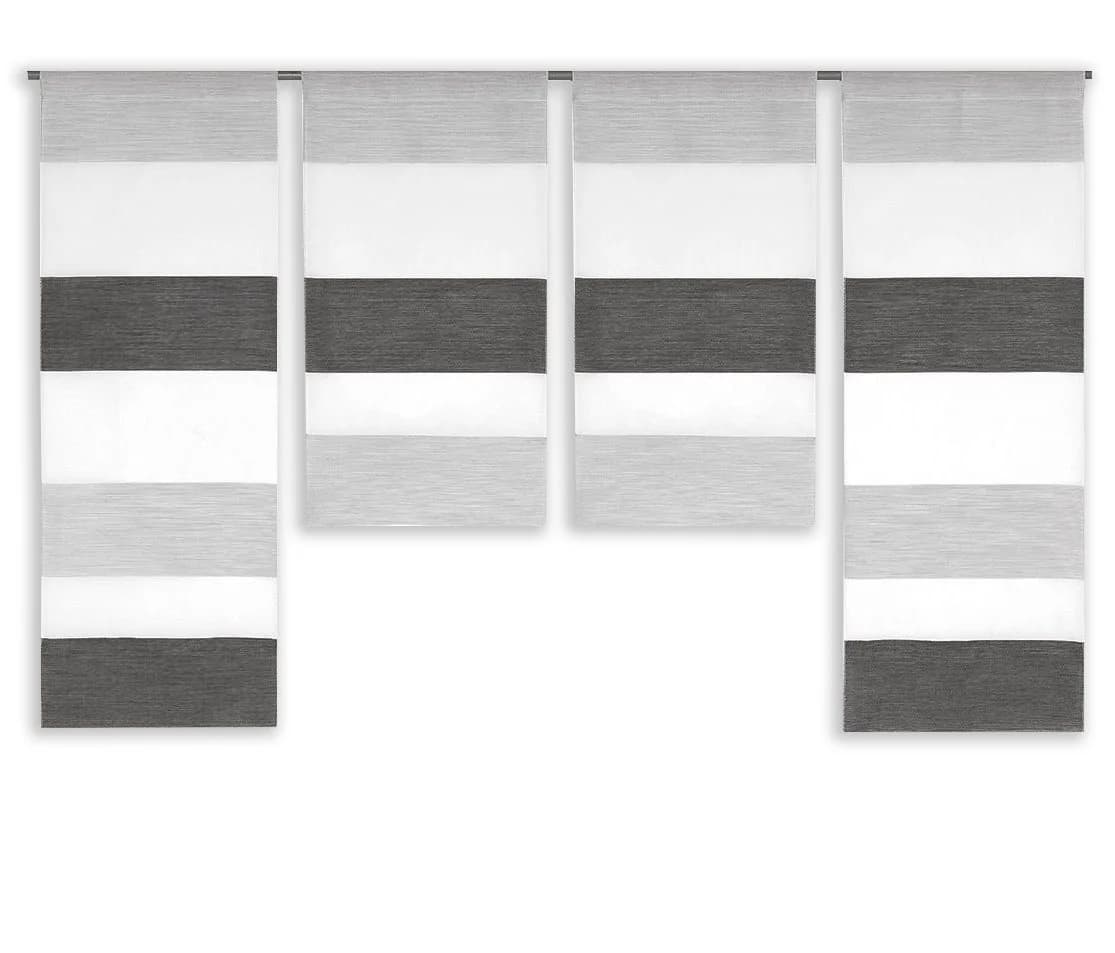 Clever-Kauf-24 Scheibengardine 4er Set Mini Flächen Vorhang Polyester Modern - Bild 2