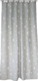 EXPERIENCE Vorhang Schlaufenschal Grau mit Mond-Sternen Design Bild 2