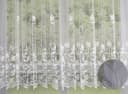 EXPERIENCE Gardine weiß Edel Jacquard transparent Store mit Universalband Bild 3