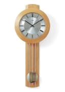 AMS Funk-Pendelwanduhr F5132/18 Buche Silber Bild 2