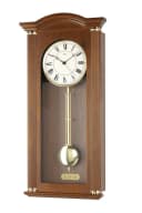 AMS Funk-Pendelwanduhr Regulateur 5014 Nussbaum Westminster Bild 1