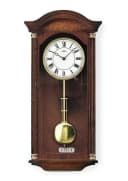 AMS Funk-Pendelwanduhr Regulateur 5014 Nussbaum Westminster Bild 2