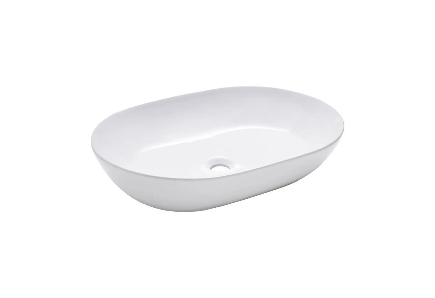 SCHÖNER WOHNEN Aufsatzwaschbecken SATI oval Keramik Weiß - Bild 2