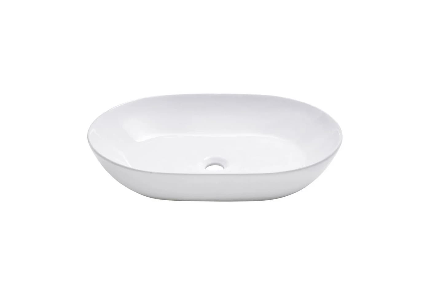 SCHÖNER WOHNEN Aufsatzwaschbecken SATI oval Keramik Weiß - Bild 3