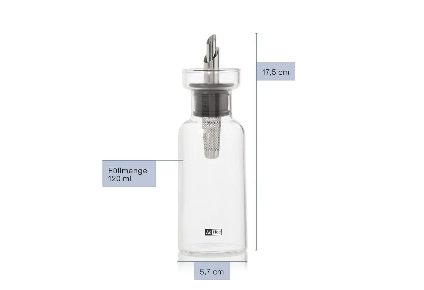 AdHoc Ölspender AromaPour 120ml Glas Silikon Edelstahl - Bild 5