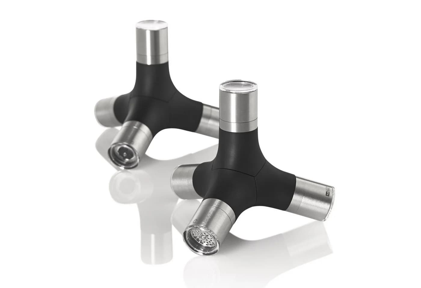 AdHoc Salz-/Pfeffermühle magnetische 4in1 Mühle GIANT manuell Schwarz