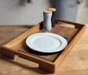 AdHoc Serviertablett Serve Smart Akazien- Walnussholz Braun Bild 4