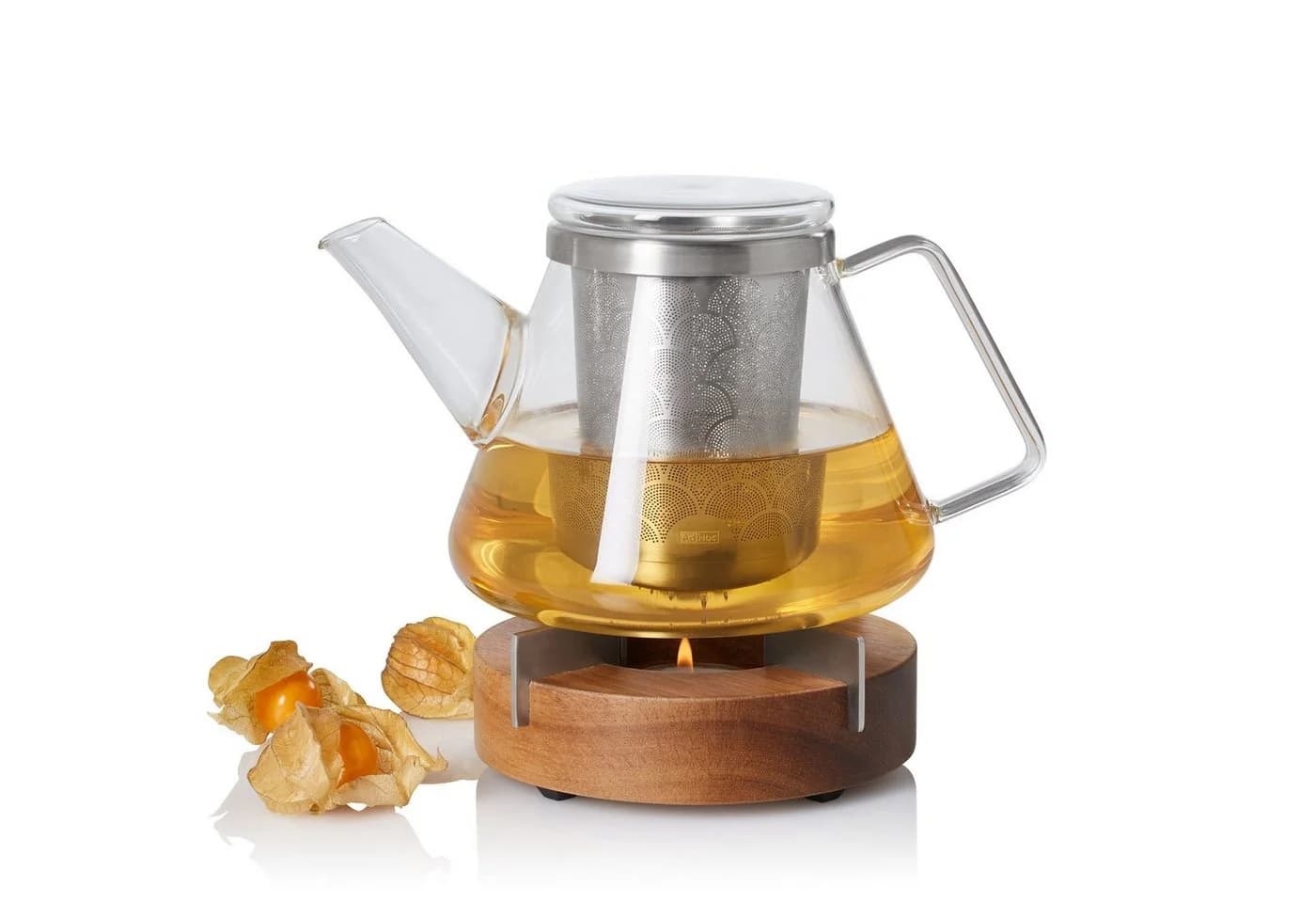 AdHoc Teekanne Fusion Set mit Stövchen Tuto 1l Glas - Bild 2