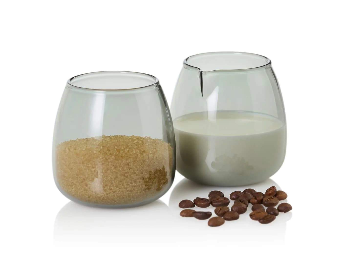 AdHoc Milchkännchen und Zuckerdose Yuna Set Rauchgrau - Bild 2