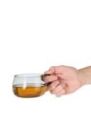 AdHoc Tasse Set Yuna 2-tlg. Borosilikatglas Rauchgrau Bild 3