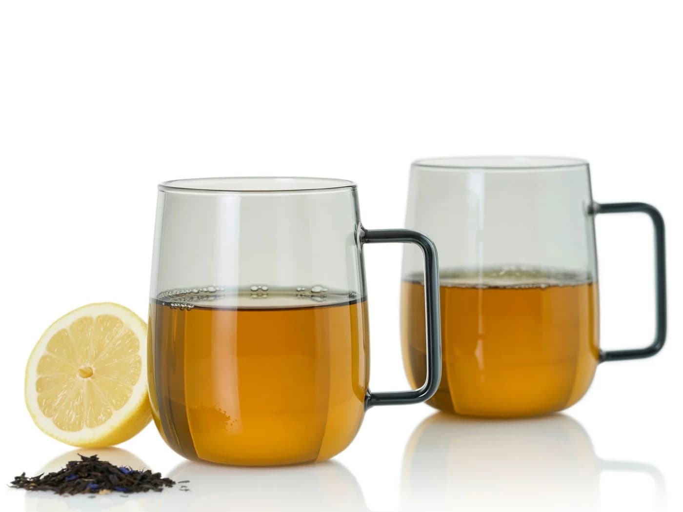 AdHoc Becher Set Yuna 2-tlg. Borosilikatglas Rauchgrau - Bild 2