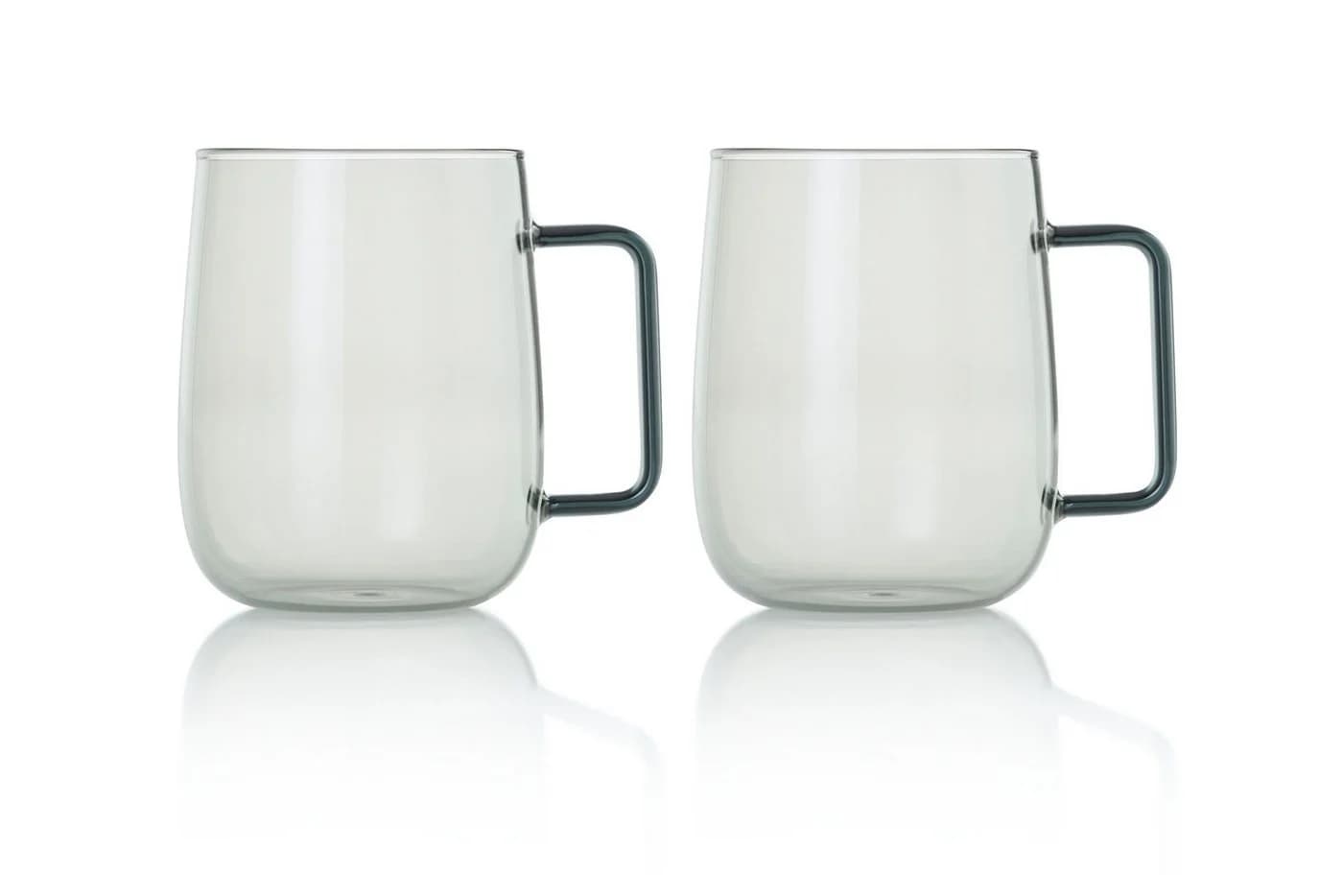 AdHoc Becher Set Yuna 2-tlg. Borosilikatglas Rauchgrau - Bild 3