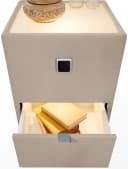 Jockenhöfer Nachtkonsole Lancy Beige mit LED-Beleuchtung Bild 1