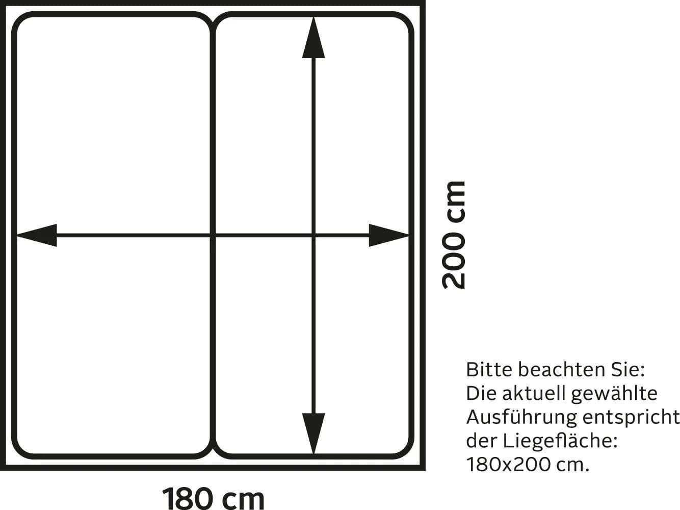 Jockenhöfer Boxspringbett Romana Dunkelgrau 7-Zonen-Matratze - Bild 3