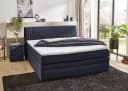 Jockenhöfer Boxspringbett Amira mit Bettkasten und Topper Dunkelblau Bild 2