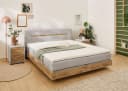 Jockenhöfer Boxspringbett Hetty Grau 180x200 cm mit Topper Bild 2