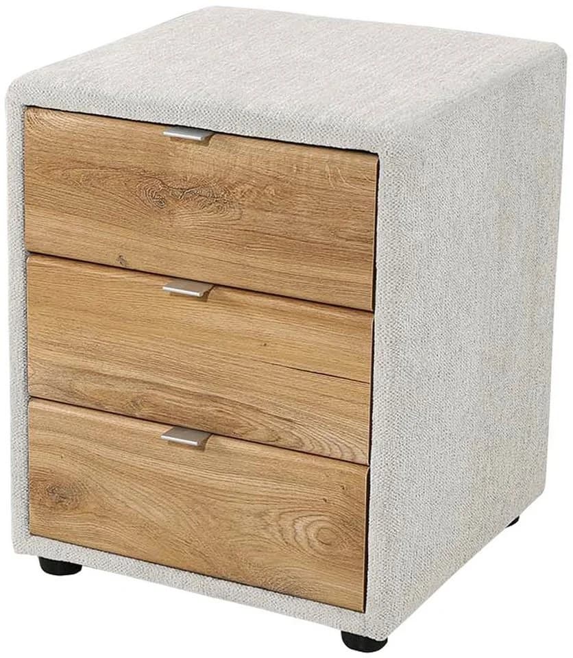 Jockenhöfer Gruppe Nachtkonsole Lia Beige 3 Schubladen Modern - Bild 2