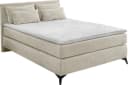 Boxspringbett Paulina Beige mit Topper und Kissen Jockenhöfer Bild 1