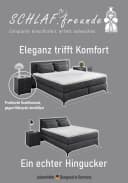 Boxspringbett Paulina Beige mit Topper und Kissen Jockenhöfer Bild 3