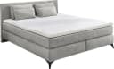 Jockenhöfer Boxspringbett Paulina Grau mit Topper und Kissen Bild 1