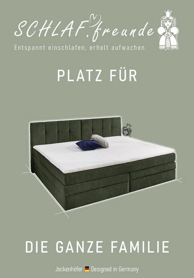 Jockenhöfer Boxspringbett Casa Grande Grau mit Bettkasten - Bild 3