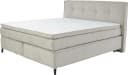 Boxspringbett in grau Bild 1