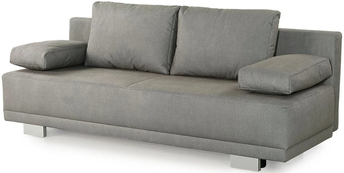 Jockenhöfer Gruppe Schlafsofa Luzio Grau mit Bettfunktion - Bild 4