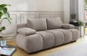 Trendiges Schlafsofa in Greige - Polyester Bild 2