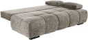 Trendiges Schlafsofa in Greige - Polyester Bild 4