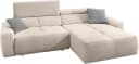 Jockenhöfer Gruppe Ecksofa Unos L-Form mit 60cm elektrischer Sitztiefenverstellung, USB, verstellbaren Kopfstützen & Zierkissen Bild 1