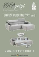 Jockenhöfer Gruppe Ecksofa Unos L-Form mit 60cm elektrischer Sitztiefenverstellung, USB, verstellbaren Kopfstützen & Zierkissen Bild 3