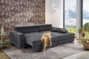 Jockenhöfer Ecksofa Slider L-Form Anthrazit mit elektr. Sitztiefenverstellung Bild 1