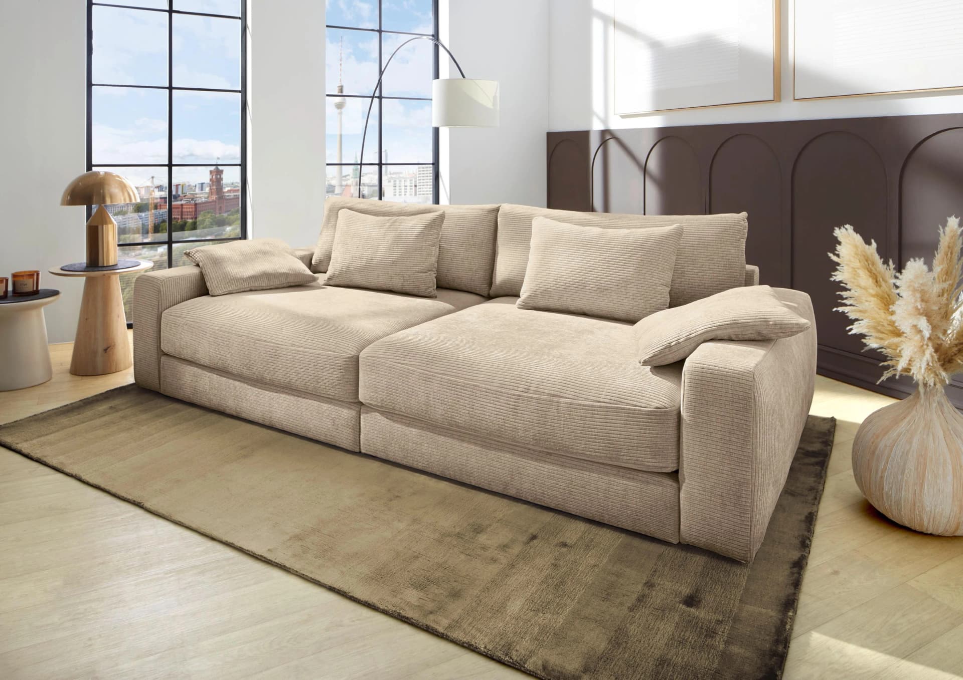 Big-Sofa JOCKENHÖFER GRUPPE Milano XXL Federkernpolsterung