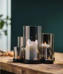 Philippi Design Windlicht Lichtermeer - Teelichthalter Glas Stahl Schwarz Bild 1