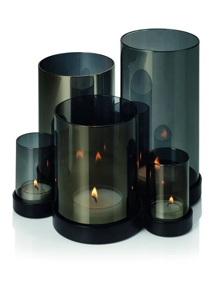 Philippi Design Windlicht Lichtermeer - Teelichthalter Glas Stahl Schwarz - Bild 5