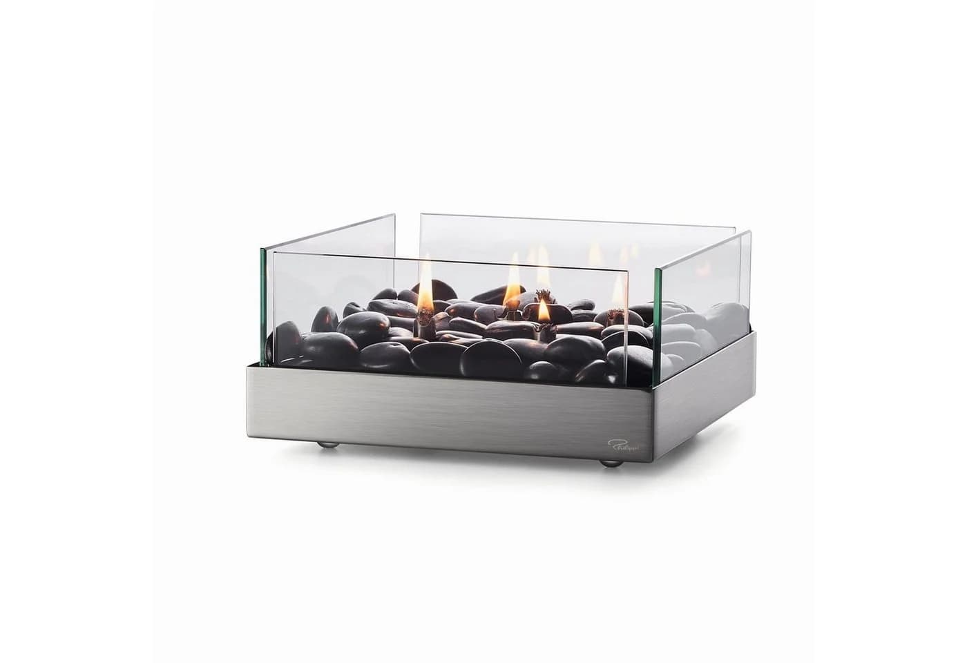 Philippi Design Dekokamin Fireplace Silber - Bild 2