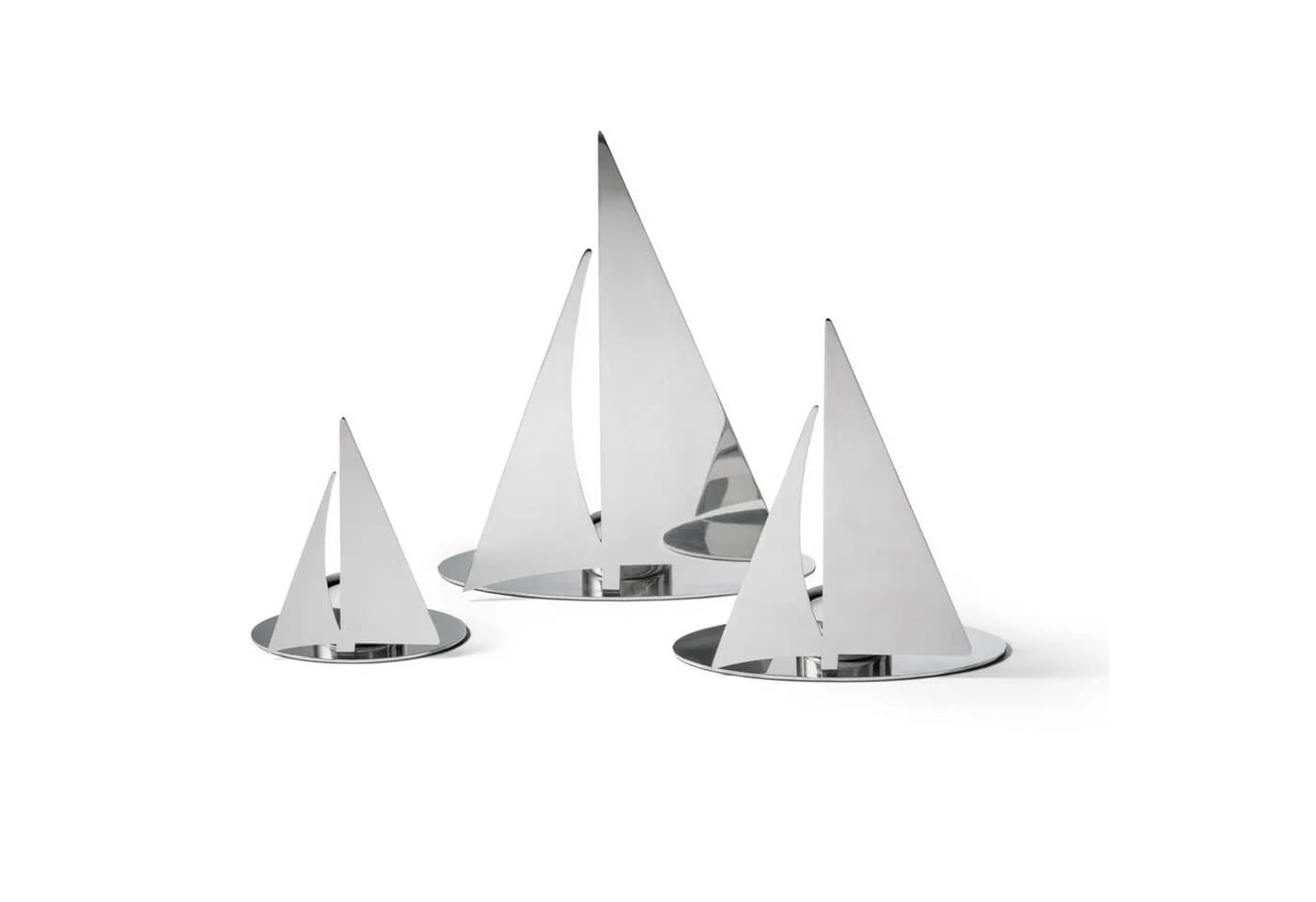 Philippi Design Teelichthalter Regatta M Silber - Bild 2
