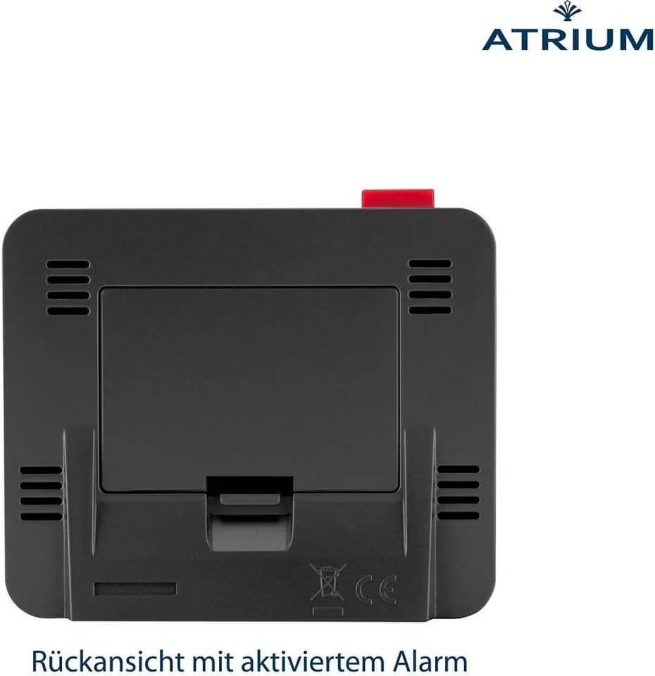 Atrium Funkwecker A760 Schwarz mit Schlummerfunktion und Temperaturanzeige - Bild 3