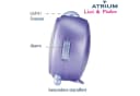 Atrium Kinderwecker Einhorn Analog Quarzwerk Rosa/Violett Bild 1