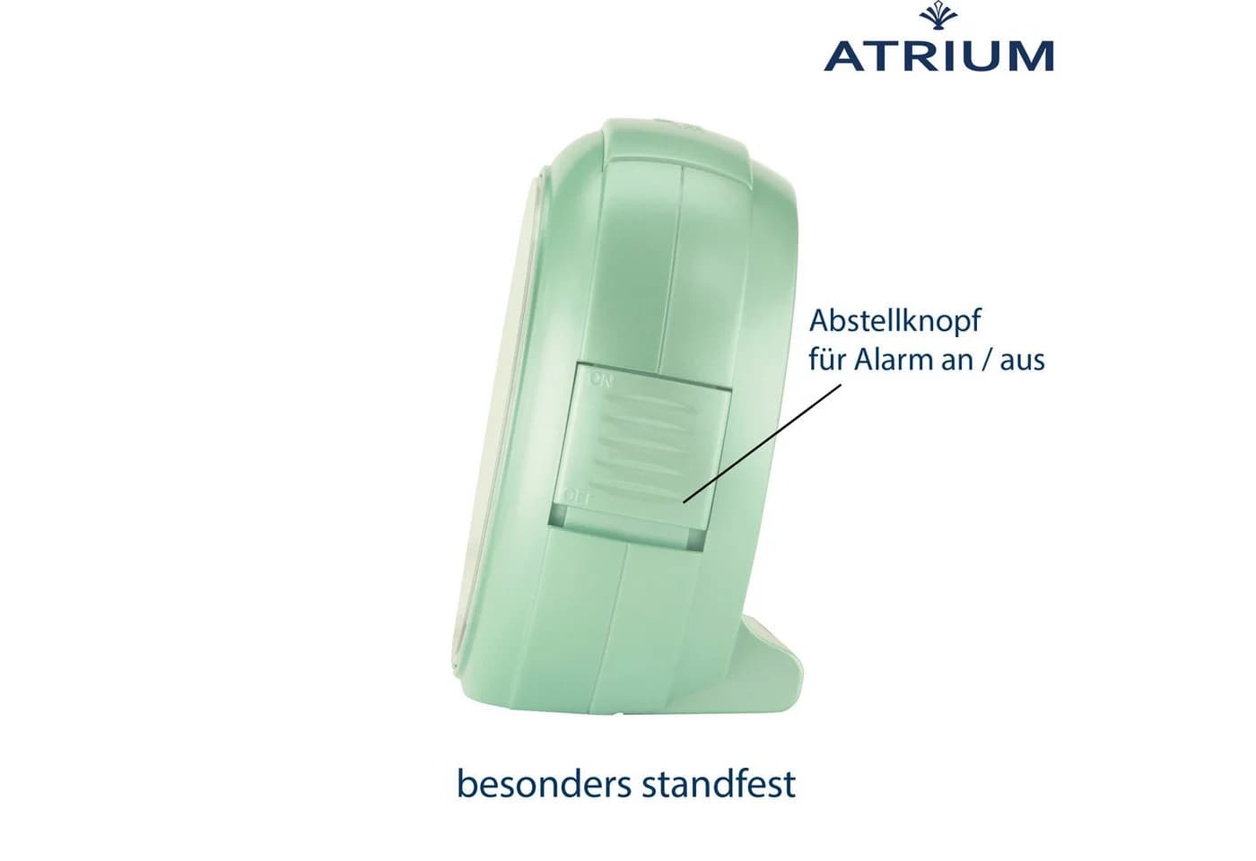 Atrium Quarzwecker A240-13 Wecker Schlafzimmer Snooze Leuchtzeiger - Bild 4