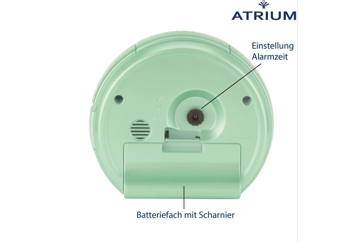 Atrium Quarzwecker A240-13 Wecker Schlafzimmer Snooze Leuchtzeiger - Bild 5